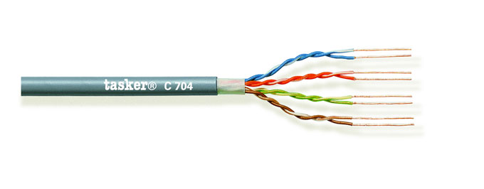 LAN cable 5e U.T.P. 4x2x0,22 mm²