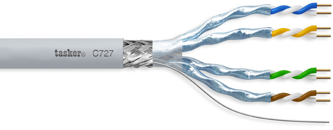  Cable LAN 7 S-F.T.P. 4x2x0,25mm²