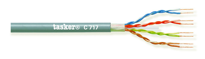  Cable LAN 6A U.T.P.  4x2x0,25 mm²