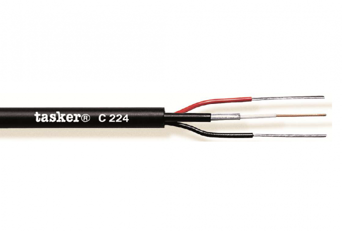 Security cable 1x0,08 (75Ω) +2x0,22 mm² | Tasker